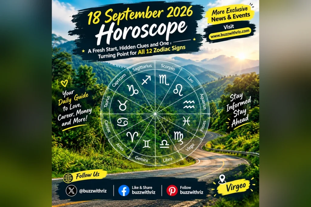 18 September 2026 horoscope for all 12 zodiac signs
