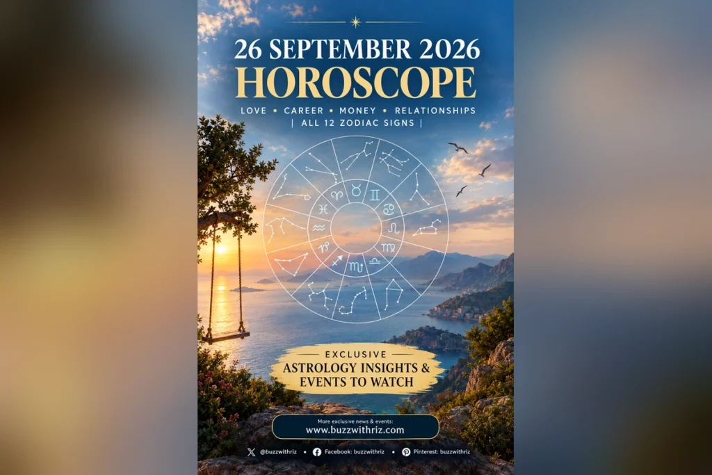 26 September 2026 horoscope for all 12 zodiac signs
