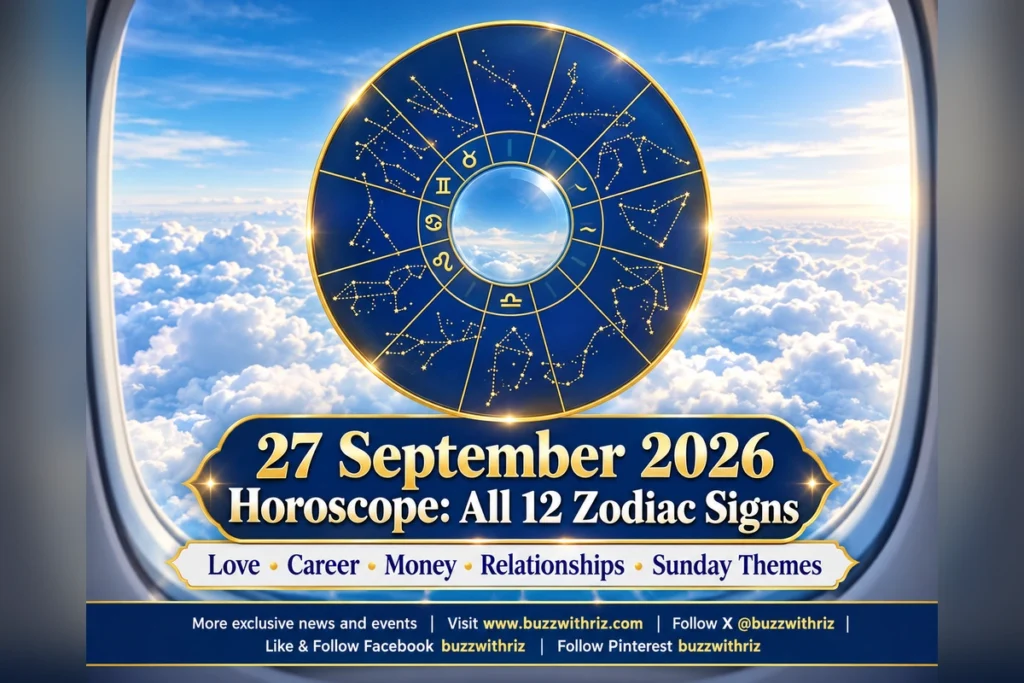 27 September 2026 horoscope for all 12 zodiac signs
