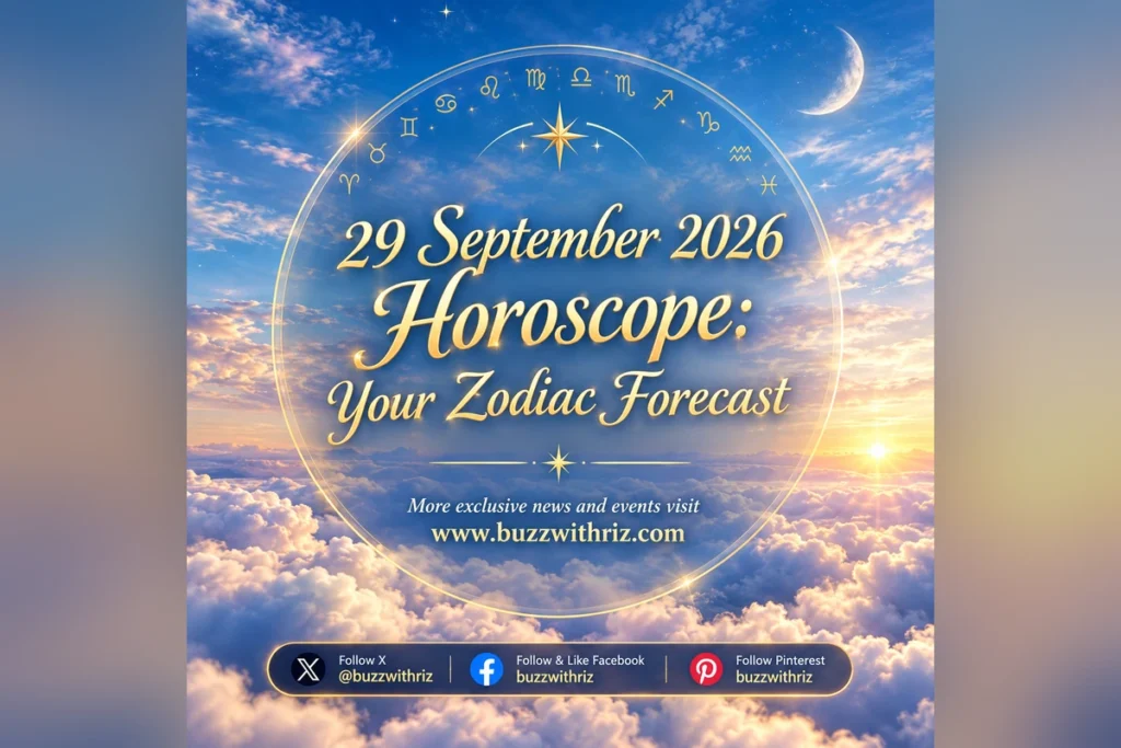 29 September 2026 horoscope for all 12 zodiac signs and astrology forecast