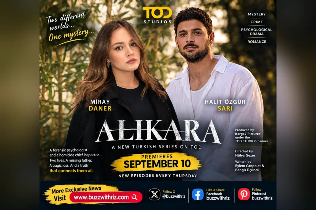 Alıkara Release Date: Miray Daner and Halit Özgür Sarı Headline TOD’s New Mystery Drama Alıkara starring Miray Daner and Halit Özgür Sarı on TOD