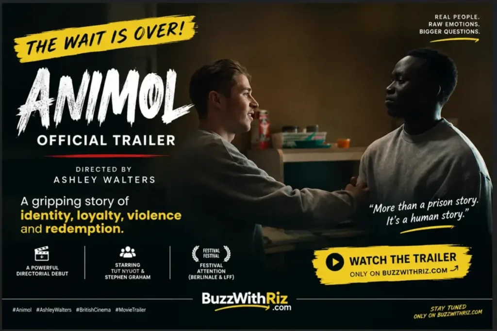 Animol trailer scene featuring two young men in a tense conversation