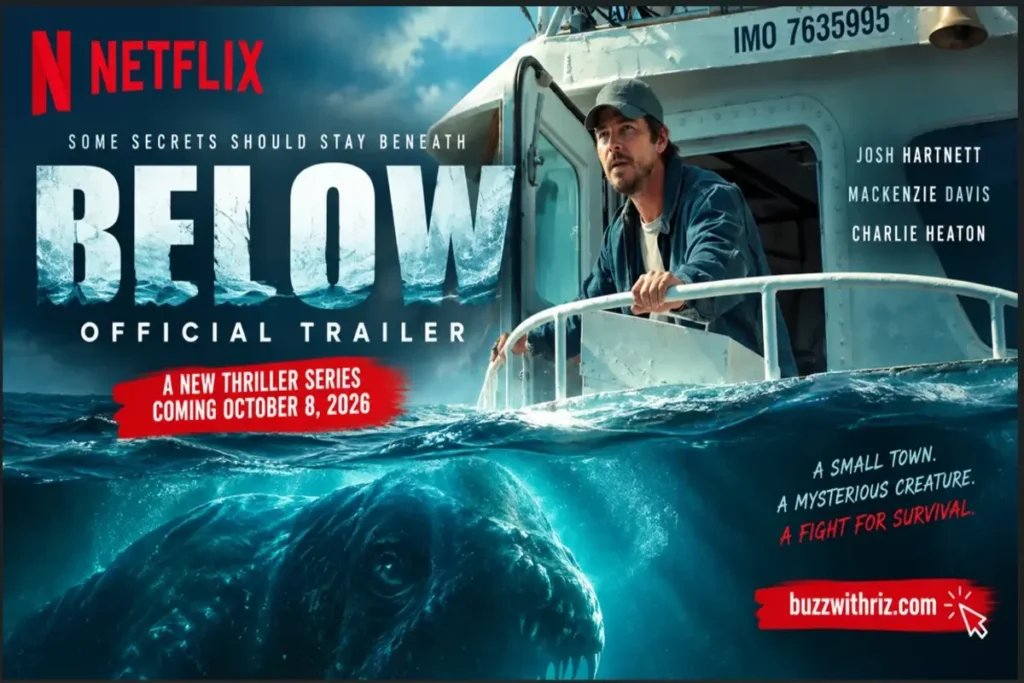 Josh Hartnett in Below Netflix thriller on a fishing boat