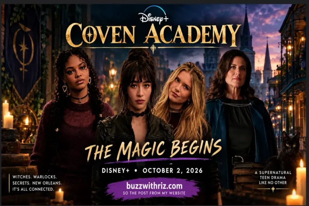 Coven Academy Trailer: Disney+’s New Supernatural Teen Drama Enters a Dangerous World of Magic Coven Academy witches at a magical New Orleans party
