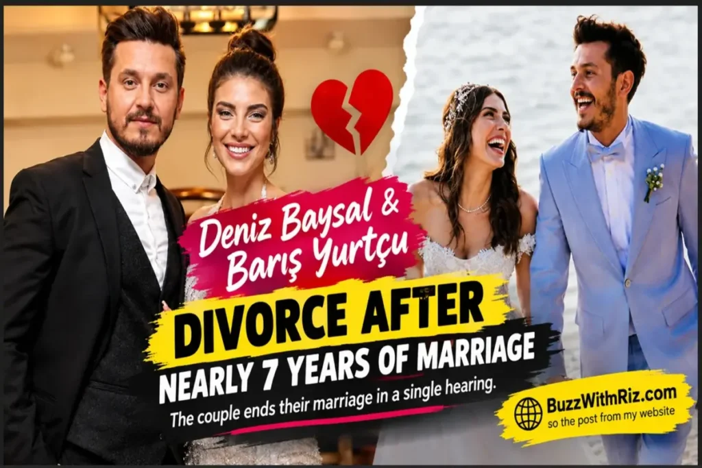Deniz Baysal and Barış Yurtçu together before their 2026 divorce
