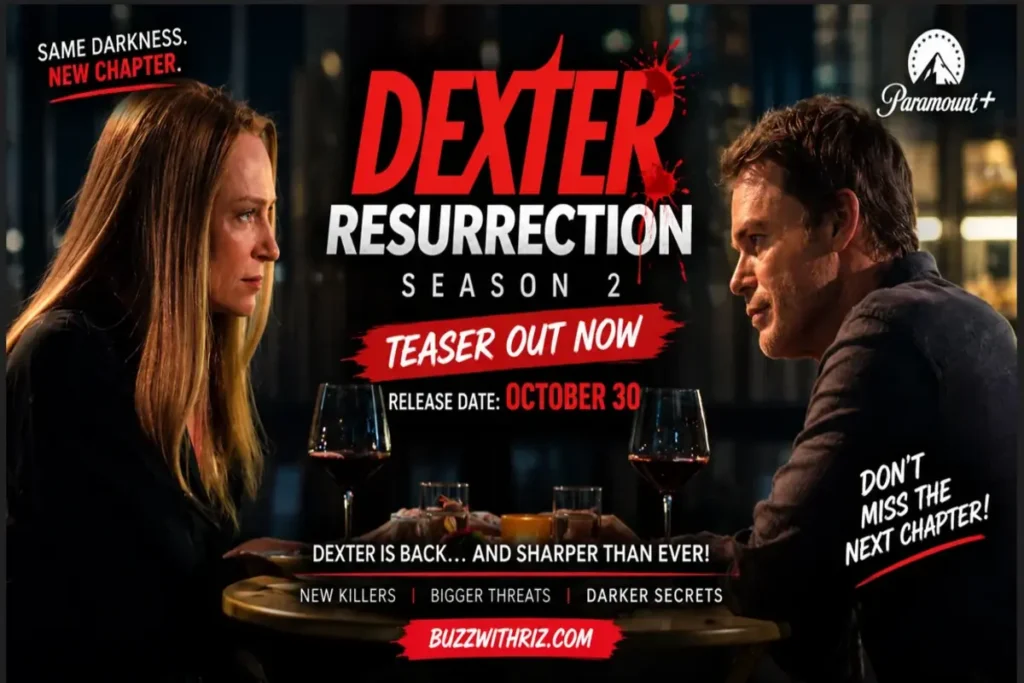 Dexter: Resurrection Season 2 teaser scene with Dexter at a restaurant