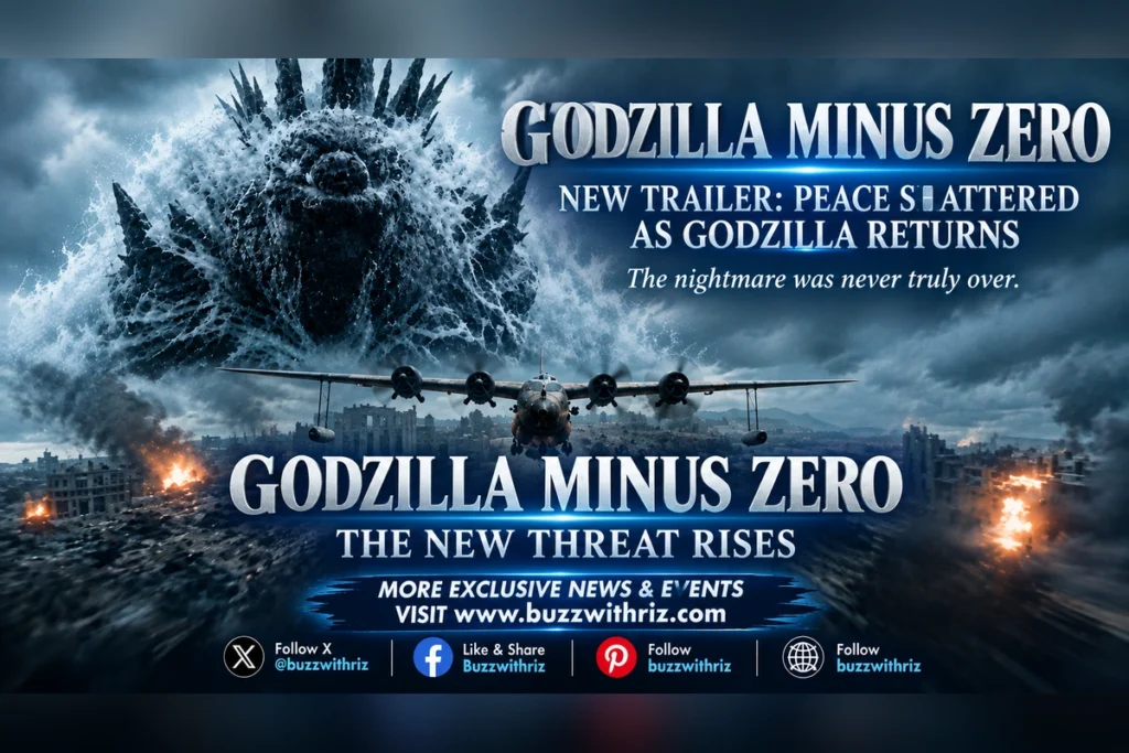 Godzilla Minus Zero Trailer: Peace Collapses as Godzilla Returns in a Dark New Sequel Godzilla Minus Zero 2026 trailer featuring Godzilla in postwar Japan