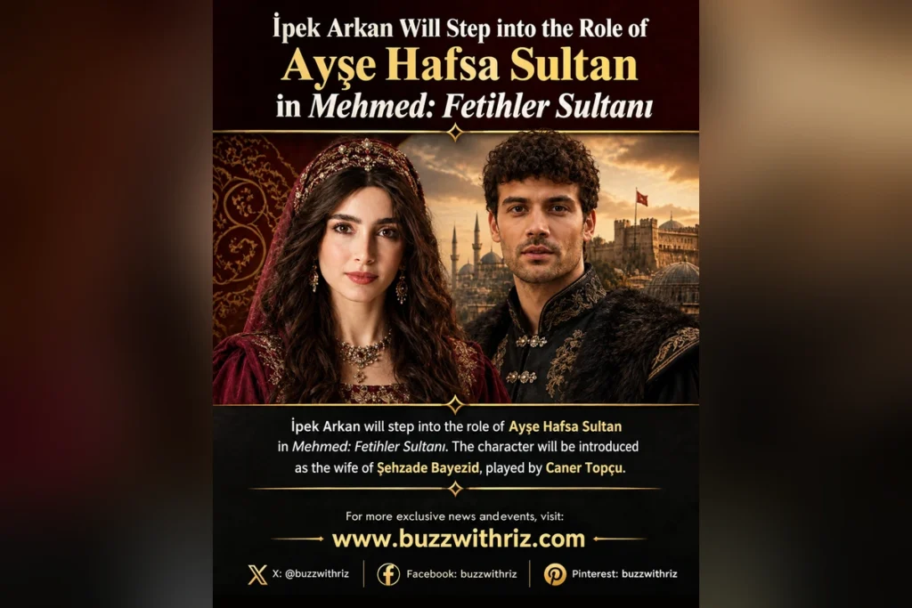 İpek Arkan as Ayşe Hafsa Sultan in Mehmed Fetihler Sultanı