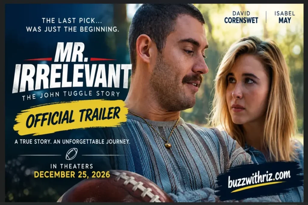 David Corenswet and Isabel May in Mr. Irrelevant 2026 trailer