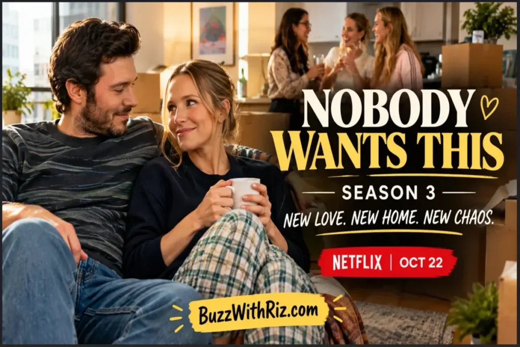 Netflix romantic comedy scene from Nobody Wants This Season 3 trailer