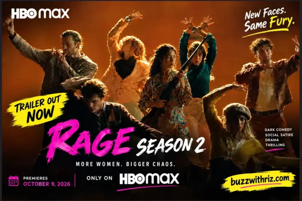 Rage Season 2 HBO Max trailer scene featuring ensemble cast