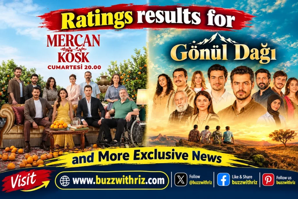 Mercan Köşk cast members in promotional photo