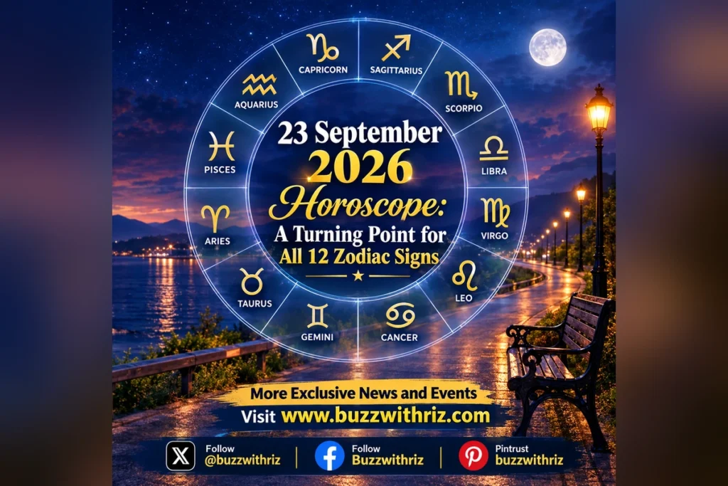 23 September 2026 horoscope for all 12 zodiac signs