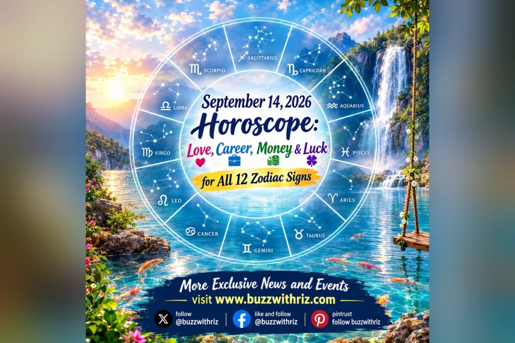 September 14 2026 horoscope for all 12 zodiac signs