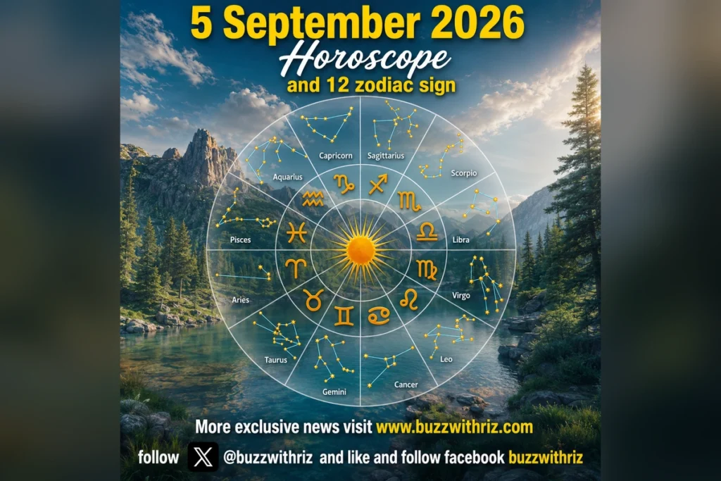 September 5 2026 horoscope for all 12 zodiac signs astrology forecast