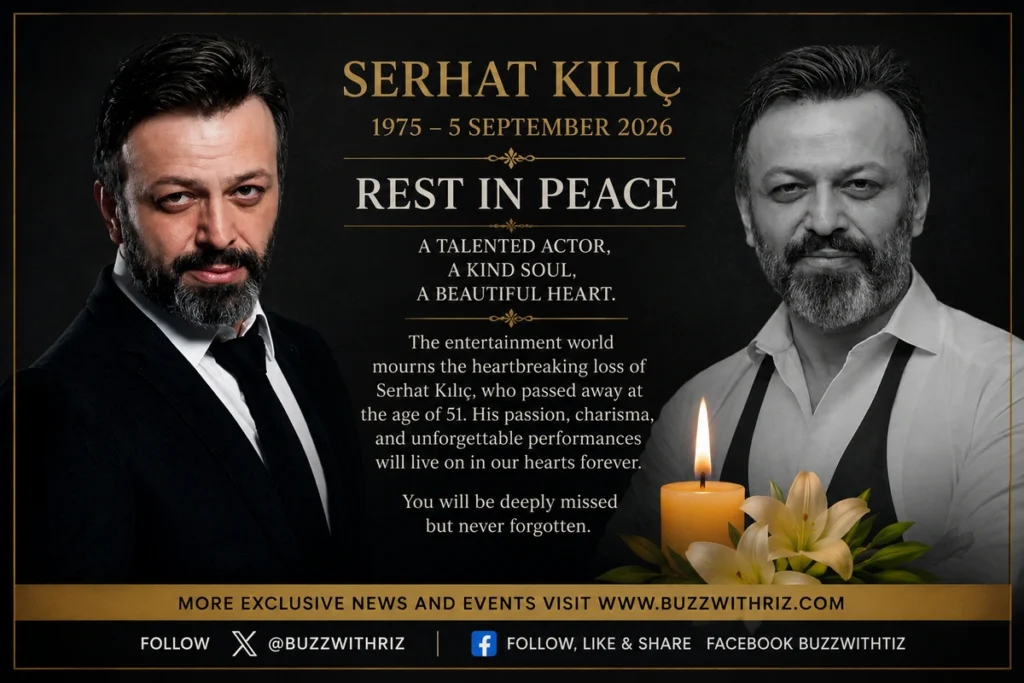 Serhat Kılıç Dies at 51: Turkish Actor Remembered by Friends and Colleagues Turkish actor Serhat Kılıç remembered after his death at 51