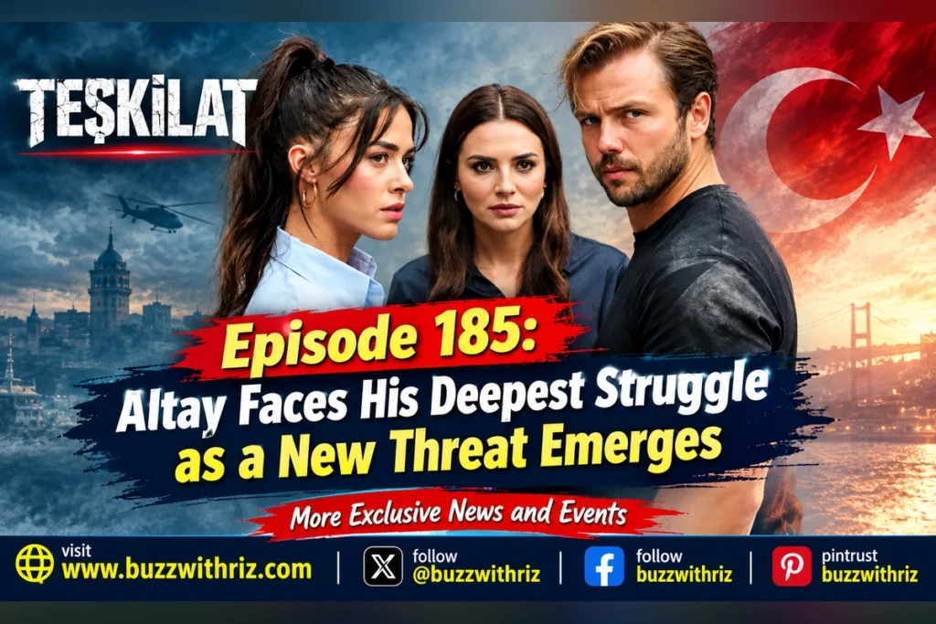 Teşkilat Episode 185 Altay faces a new threat while struggling with family problems