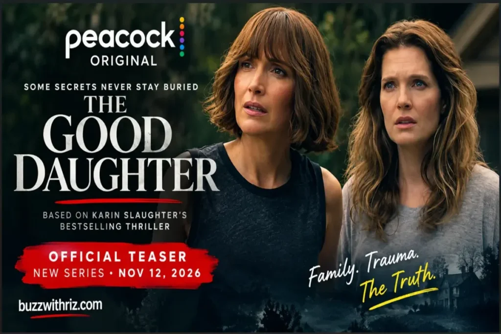 Rose Byrne and Meghann Fahy in The Good Daughter Peacock series