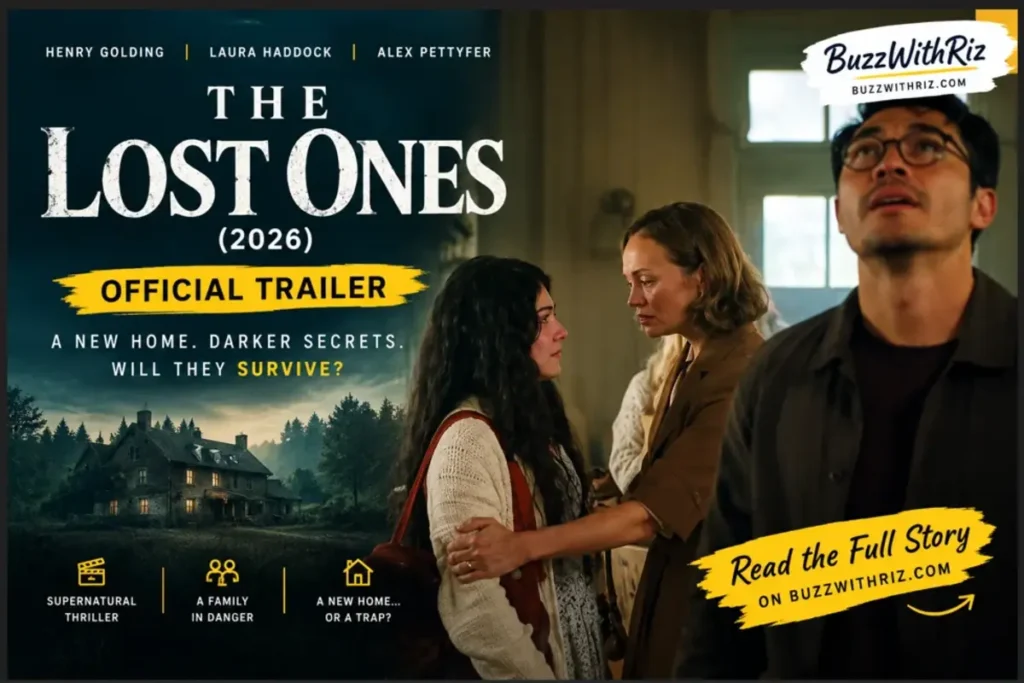 The Lost Ones 2026 trailer scene showing a tense family moment