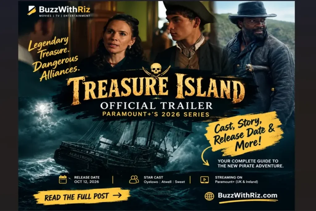 Treasure Island 2026 trailer shows Jim Hawkins and Bess Hawkins in a period interior