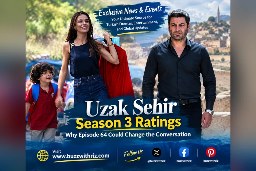 Uzak Şehir Season 3 Episode 64 ratings premiere on Kanal D