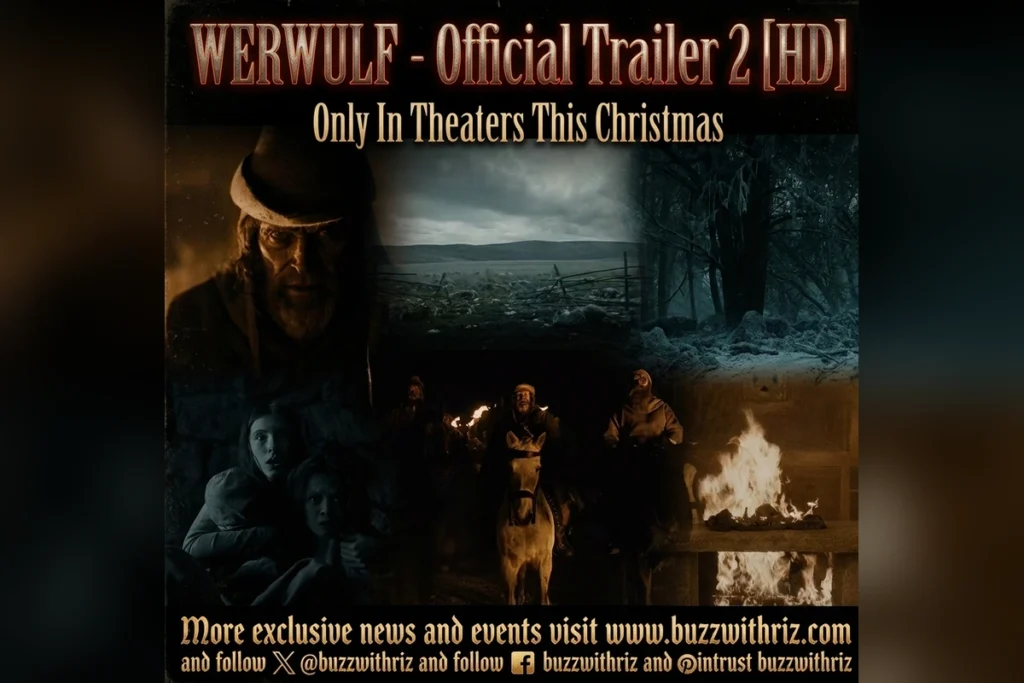 WERWULF Official Trailer 2 showing Robert Eggers’ dark medieval horror world