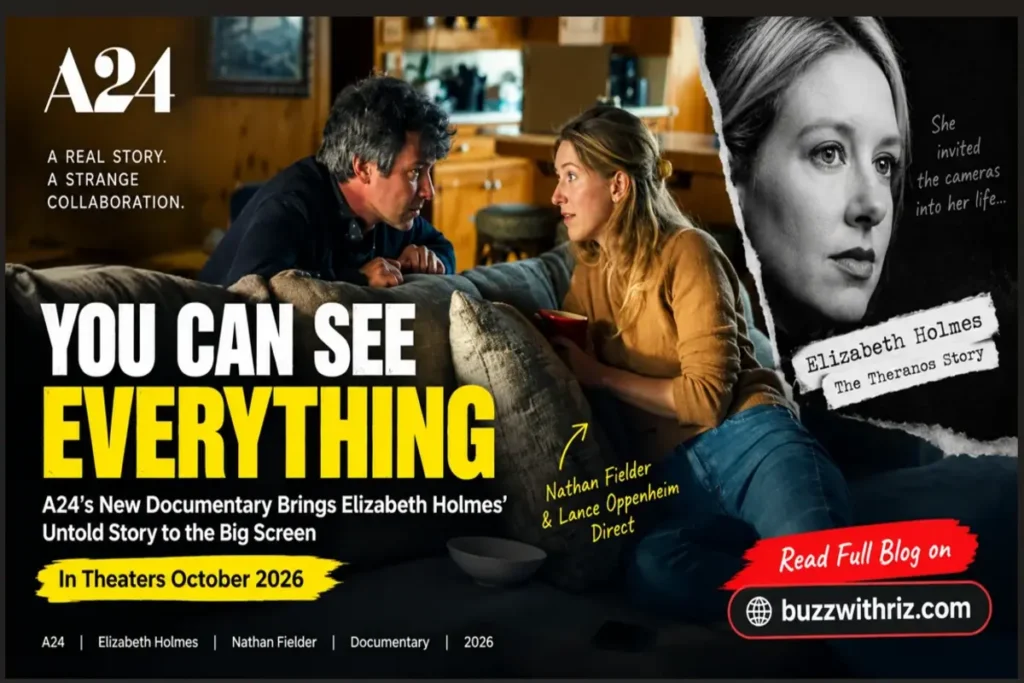 You Can See Everything: A24’s Elizabeth Holmes Documentary Takes a Strange Turn You Can See Everything A24 teaser featuring Elizabeth Holmes and Nathan Fielder