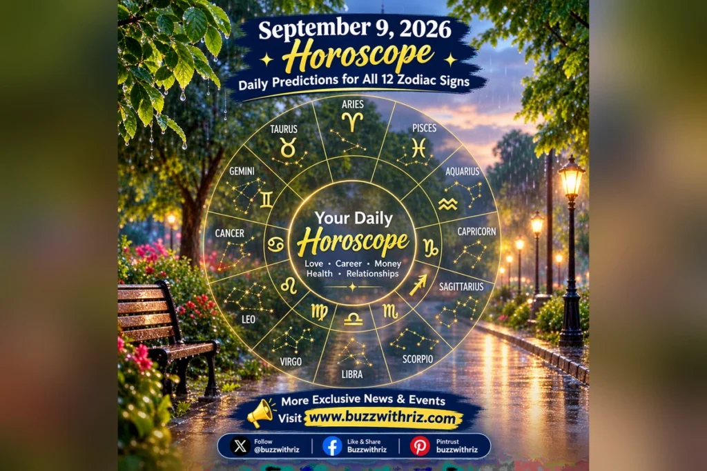 September 9 2026 horoscope for all 12 zodiac signs