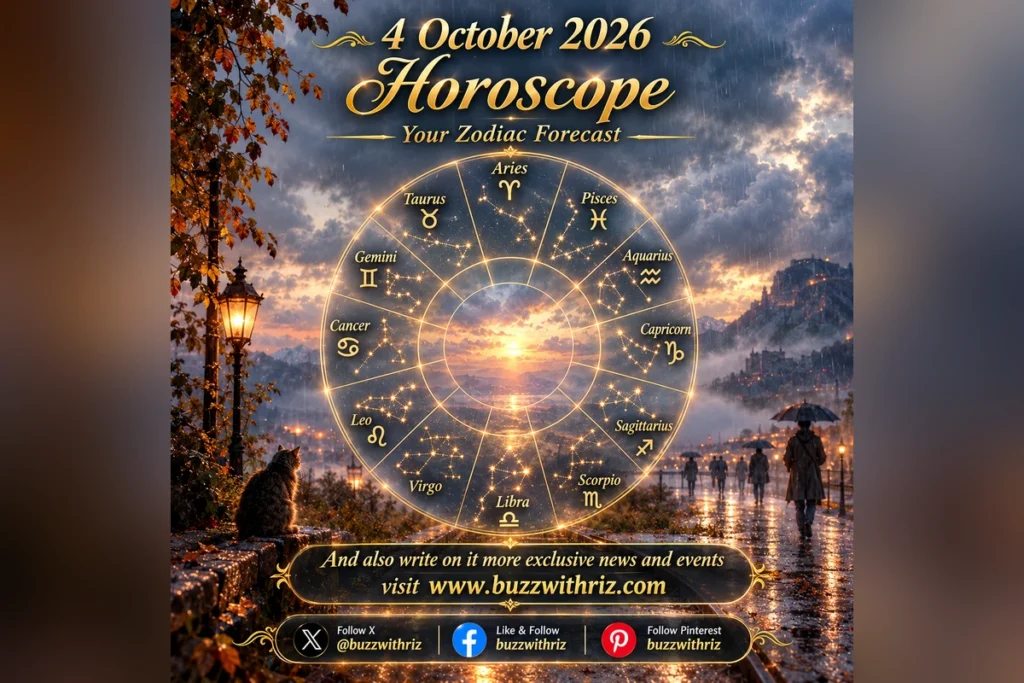 4 October 2026 horoscope for all 12 zodiac signs