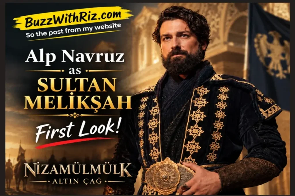 Alp Navruz as Sultan Melikşah in Nizamülmülk Altın Çağ