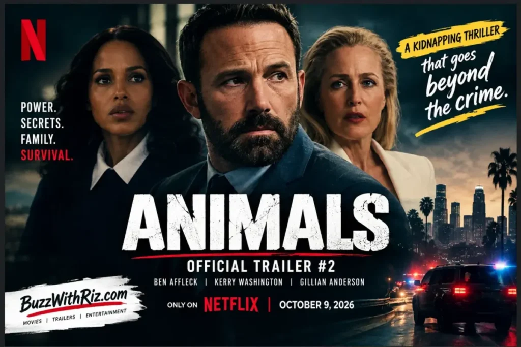 Animals Official Trailer #2: Ben Affleck’s Netflix Thriller Gets Darker Ben Affleck in Animals Netflix thriller during a tense family crisis