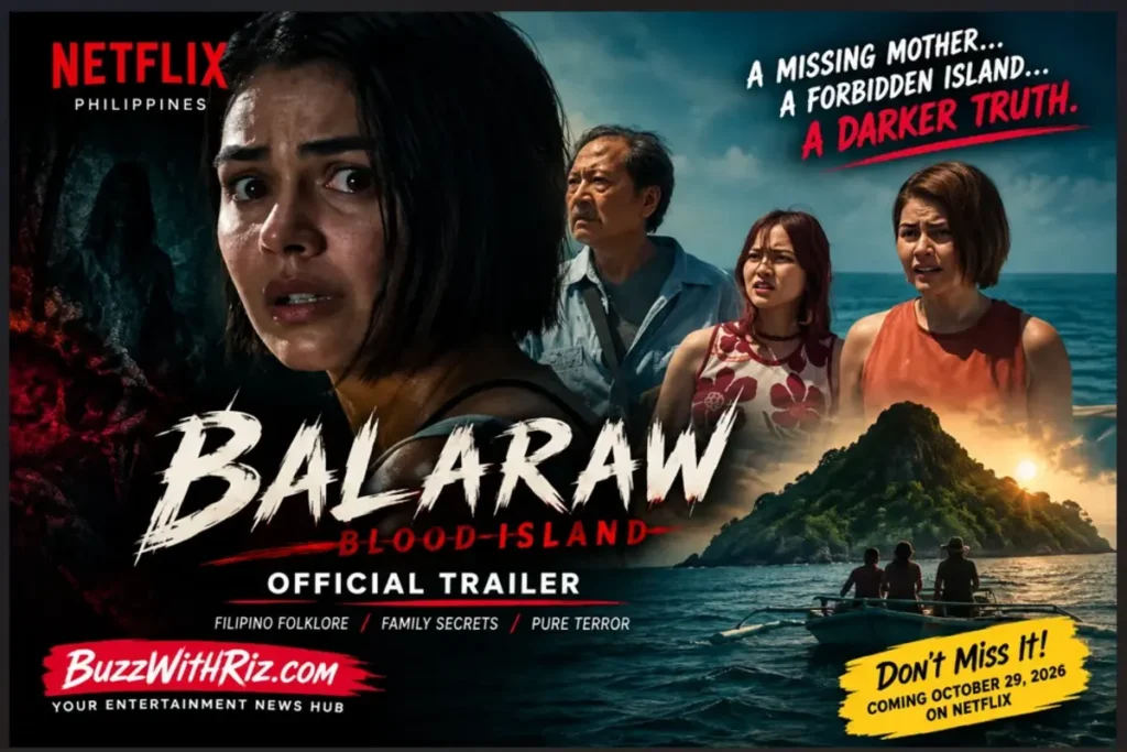 Balaraw: Blood Island Official Trailer Unleashes a Chilling Filipino Horror Mystery on Netflix Balaraw Blood Island Sabina in a dark scene from Netflix Filipino horror series