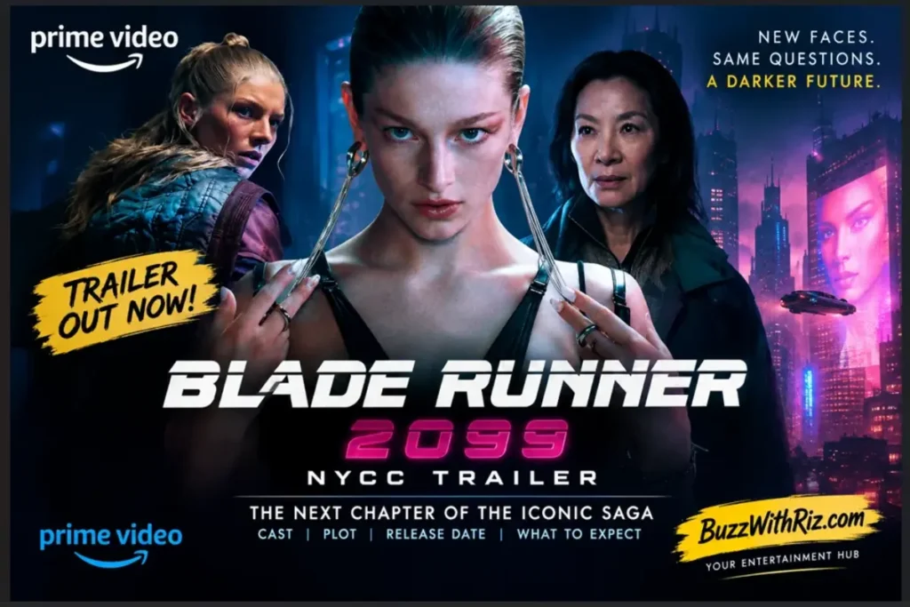 Blade Runner 2099 NYCC Trailer: A Dark New Future Awaits on Prime Video Blade Runner 2099 NYCC trailer featuring futuristic characters and a neon-lit city on Prime Video
